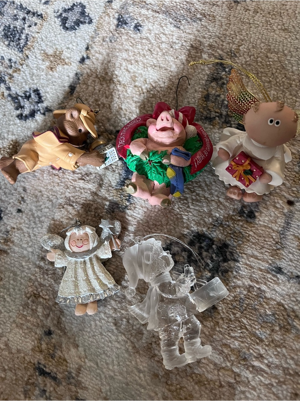 Lot of Vintage Christmas Ornaments with Hallmark's Keepsake Ornaments and More